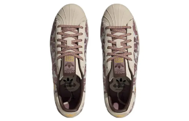 Giày Adidas Originals Superstar 80s x Han Meilin 'Gray Brown' ID4376 - Ảnh 6