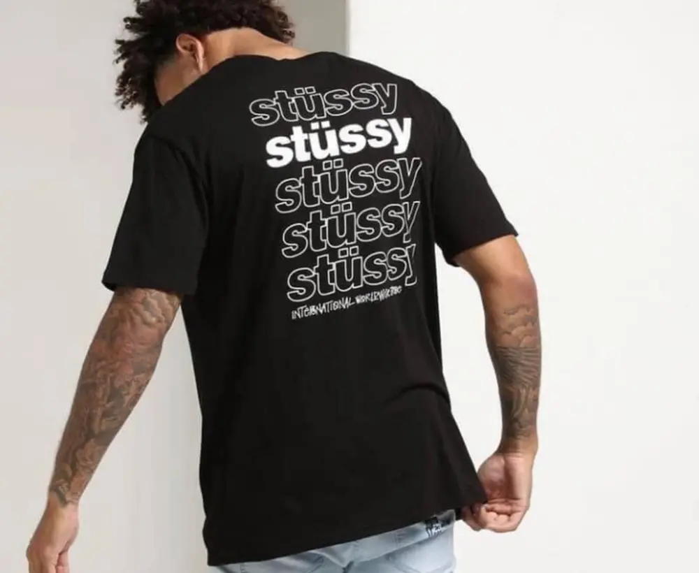 Alternative view of Áo Stussy Italic Tee ‘Black’