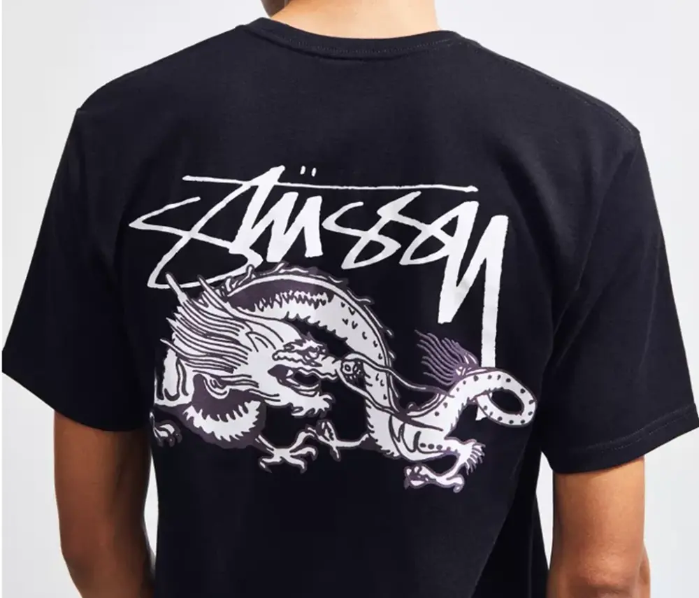Áo Stussy Dynasty Tee ‘Black’ - Ảnh 3