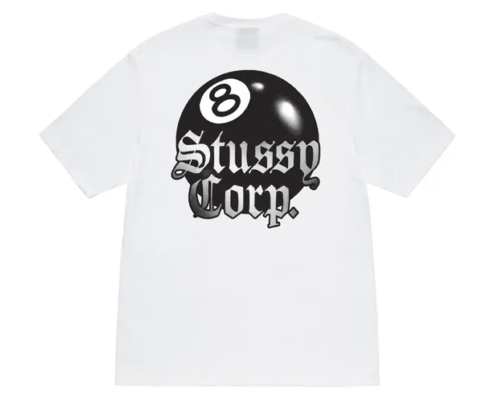 Alternative view of Áo Stussy 8 Ball Corp ‘White’