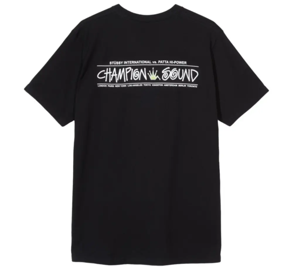 Alternative view of Áo Stussy Champion Sound Tee ‘Black’