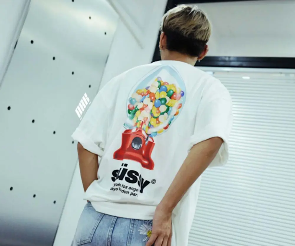 Alternative view of Áo Stussy Gumball T-Shirt ‘White’