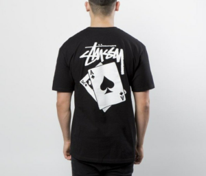 Alternative view of Áo Stussy “Black Jack” Tee Black