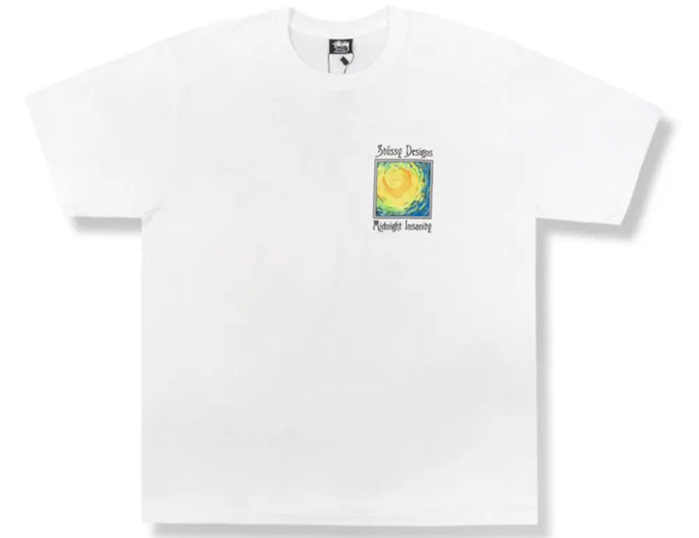Áo Stussy Midnight Insanity Tee ‘White’