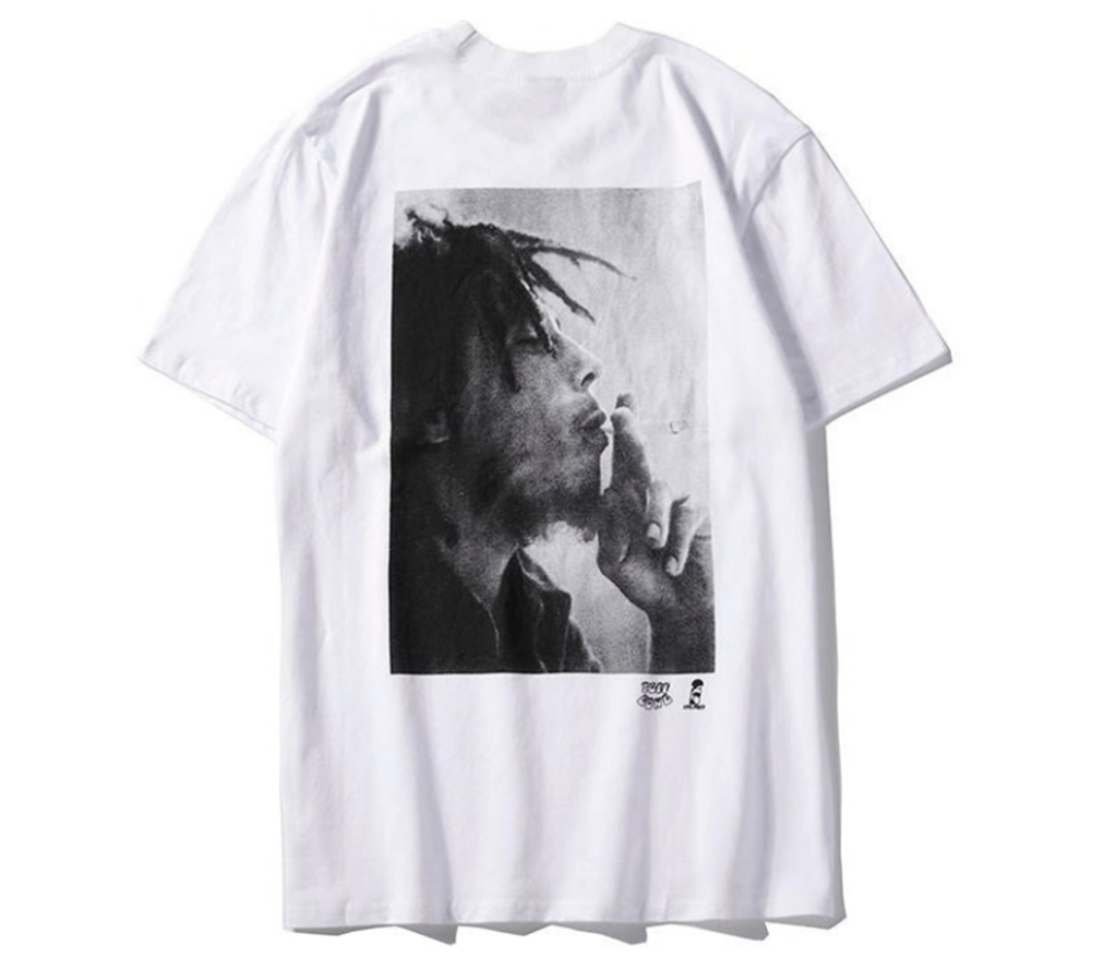 Áo Stussy “Bob Marley” Tee White - Ảnh 2