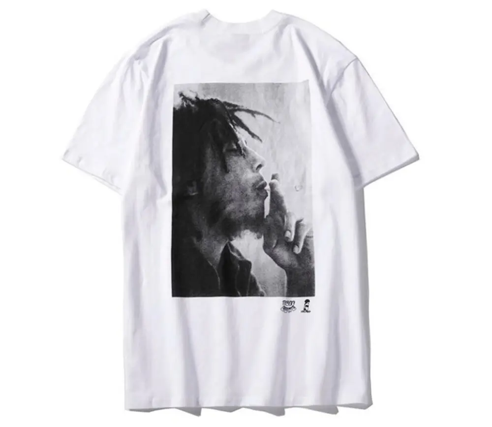 Alternative view of Áo Stussy “Bob Marley” Tee White