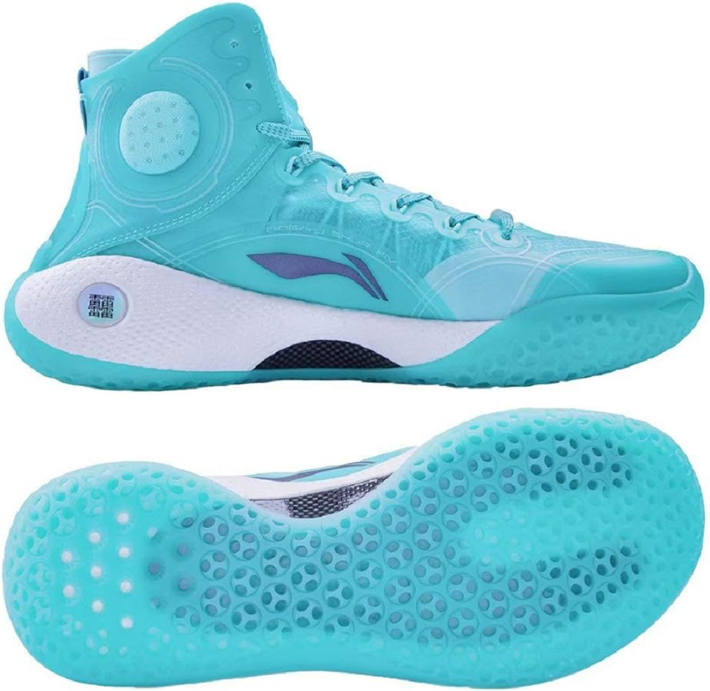 Giày Li Ning YuShuai 14 XIV High Boom Blue ABAQ033-24 - Ảnh 4