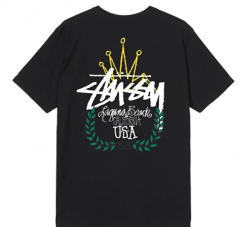 Alternative view of Áo Stussy LB Wreath Tee ‘Black’