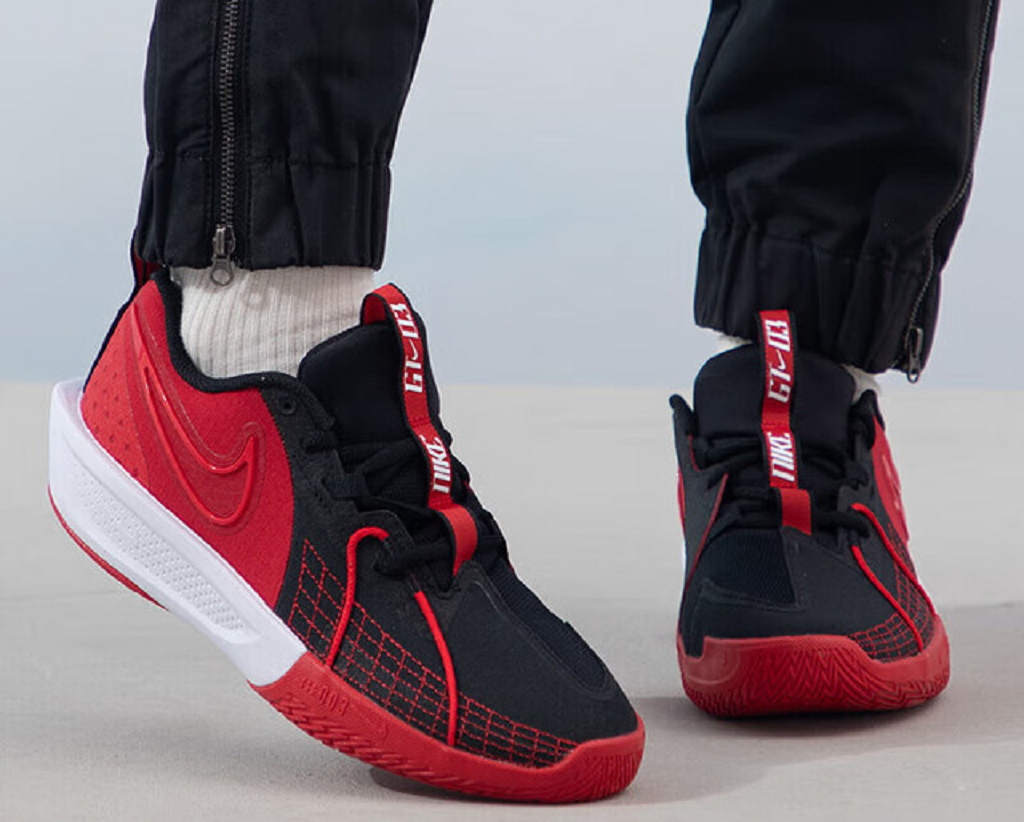 Giày Nike Air Zoom G.T. Cut 3 'Black Red White' FD7033-002 - Ảnh 3