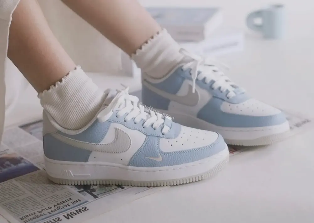 Giày Nike Air Force 1 Low "Baby Blue" HF0022-400 - Ảnh 4