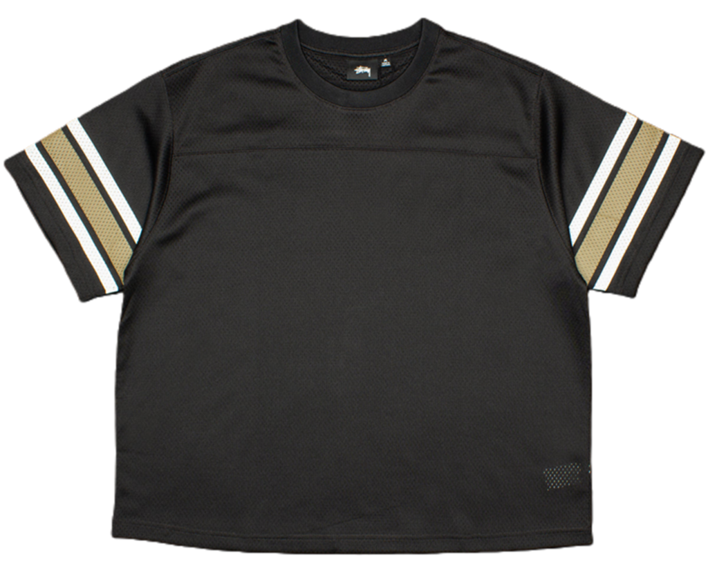 Áo Stussy Surfman Mesh Football Jersey ‘Black’