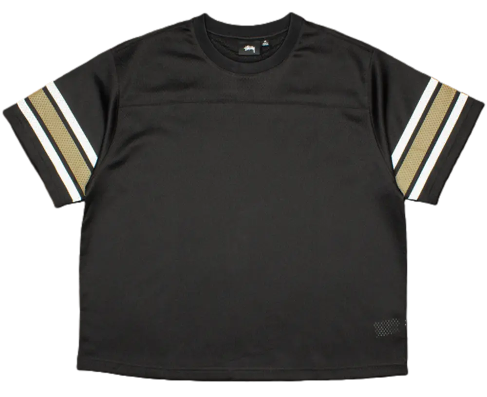 Áo Stussy Surfman Mesh Football Jersey ‘Black’