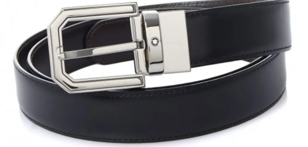 Thắt Lưng Montblanc Pedro Black Brown Reversible Belt 111092
