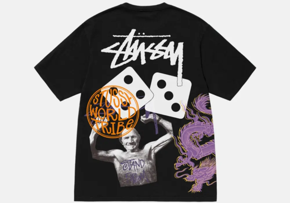 Alternative view of Áo Stussy Strike Pigment Dyed T-Shirt ‘Black’
