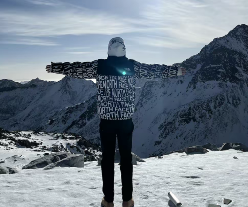 Áo The North Face Down Jackets ‘Dark Beige’ NJ1DN51P - Ảnh 3