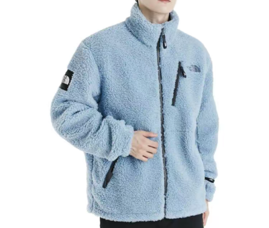 Áo The North Face Label Rimo Fleece Jacket ‘Blue’ NJ4FM50M - Ảnh 2