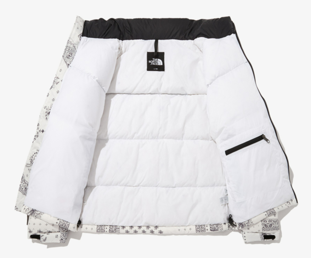 Áo The North Face Novelty Nuptse Jacket ‘White’ NJ1DN76N - Ảnh 3