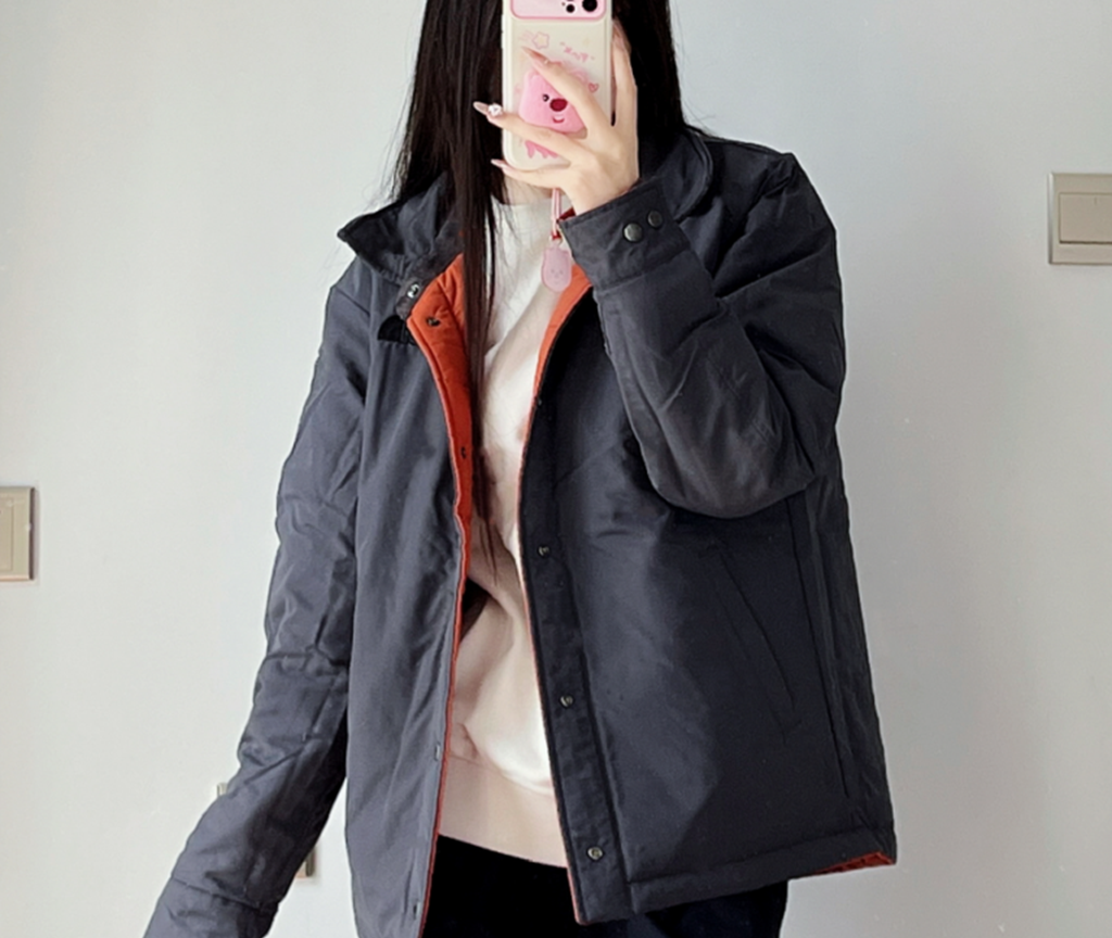 Áo The North Face RVS V Nuptse ‘Dark Orange’ NJ3NP54C - Ảnh 4