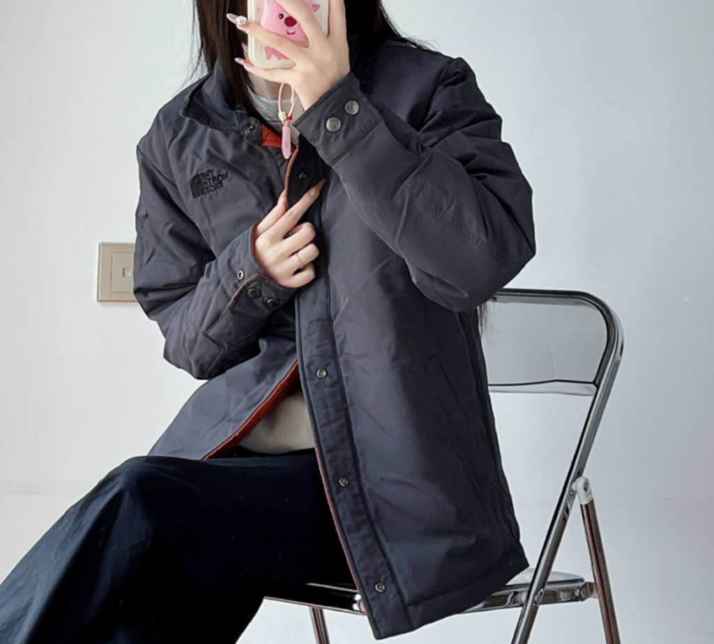 Áo The North Face RVS V Nuptse ‘Dark Orange’ NJ3NP54C - Ảnh 5