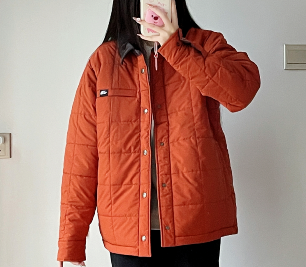 Áo The North Face RVS V Nuptse ‘Dark Orange’ NJ3NP54C - Ảnh 3