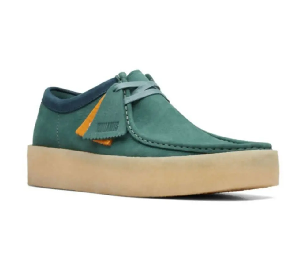 Giày Clarks Original Wallabee ‘Green’ 26167902 - Ảnh 4