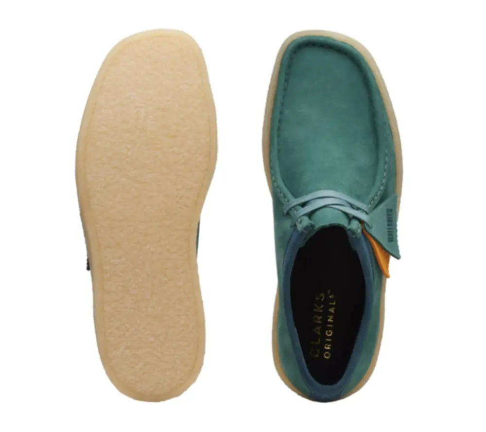 Giày Clarks Original Wallabee ‘Green’ 26167902 - Ảnh 3