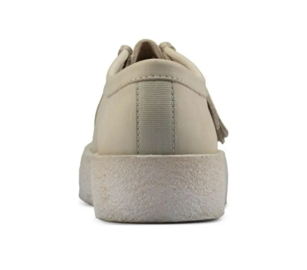 Giày Clarks Originals Wallabee ‘White Nubuck’ 26158153 - Ảnh 3