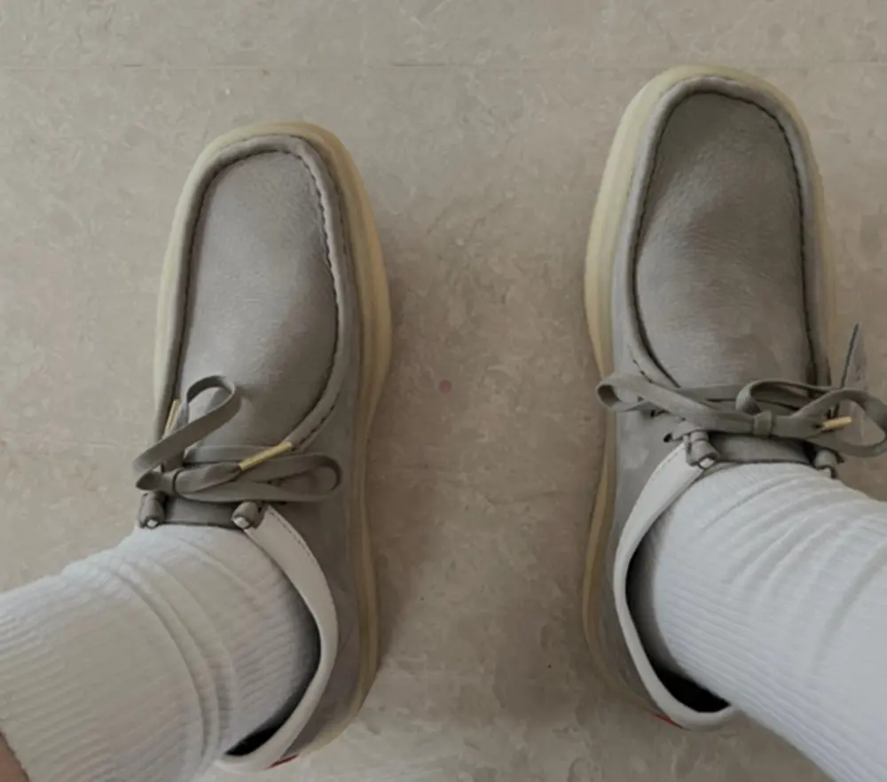 Alternative view of Giày Clarks Wallabee Cup ‘Beige’ 261655387