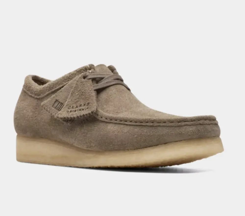 Alternative view of Giày Clarks Wallabee ‘Dark Grey’ 26174049