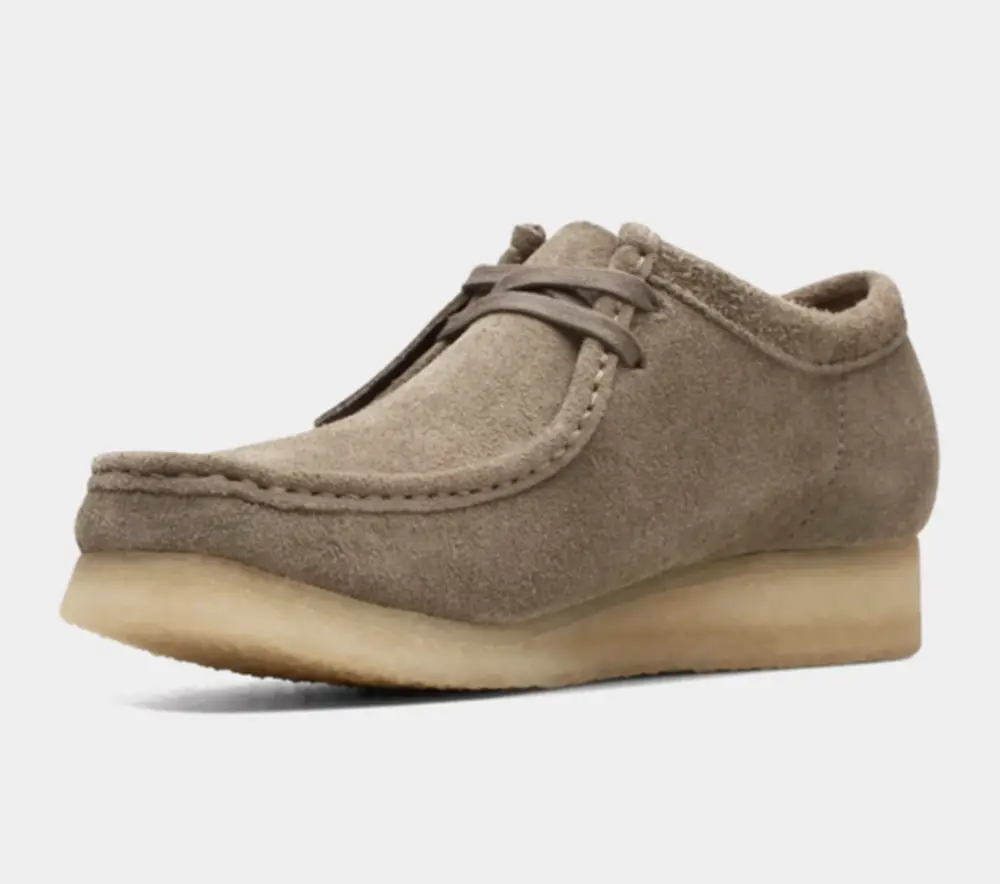 Giày Clarks Wallabee ‘Dark Grey’ 26174049 - Ảnh 4