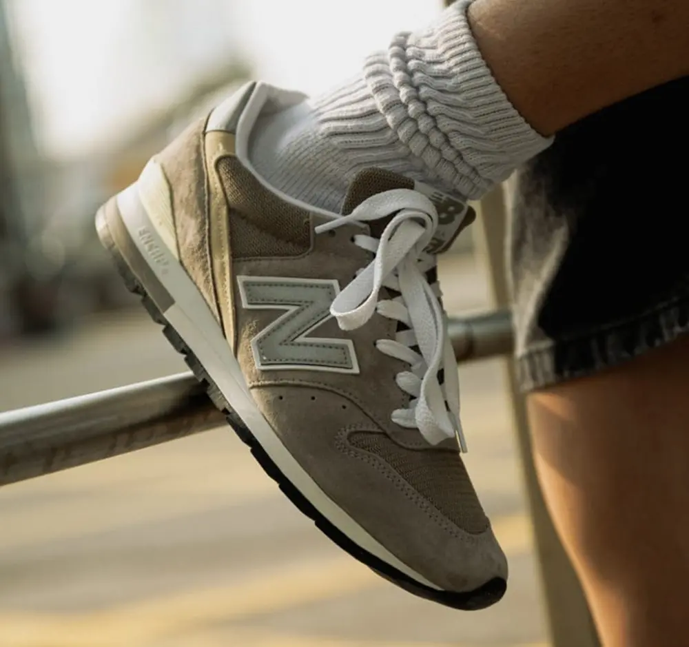 Alternative view of Giày New Balance 996 MiUSA Grey Silver U996GR