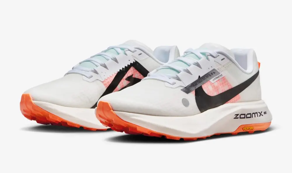 Giày Nike ZoomX Ultrafly Trail 'Prototype Pale Ivory Total Orange' DZ0489-100 - Ảnh 4