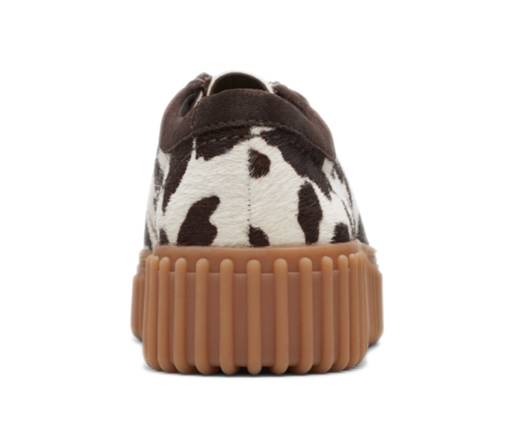 Giày Clarks Qilo Retro ‘Brown White’ 261738504 - Ảnh 3