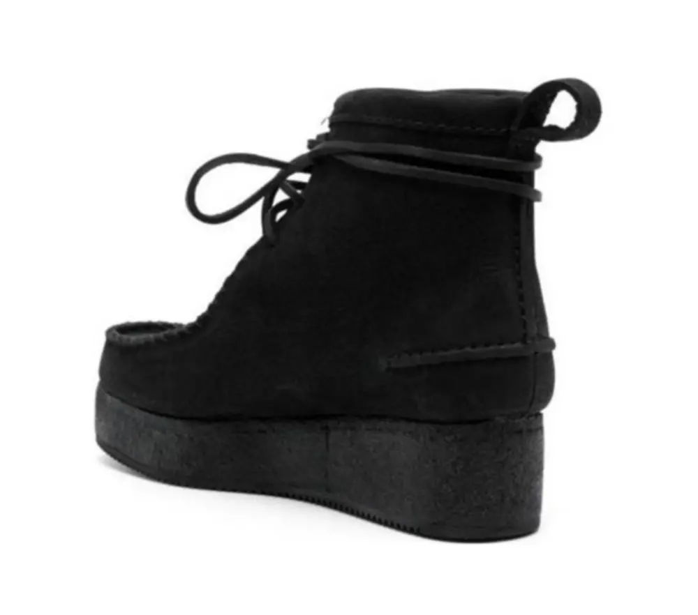 Giày Clarks Originals Wallabee Craft ‘Black’ 26135569 - Ảnh 3