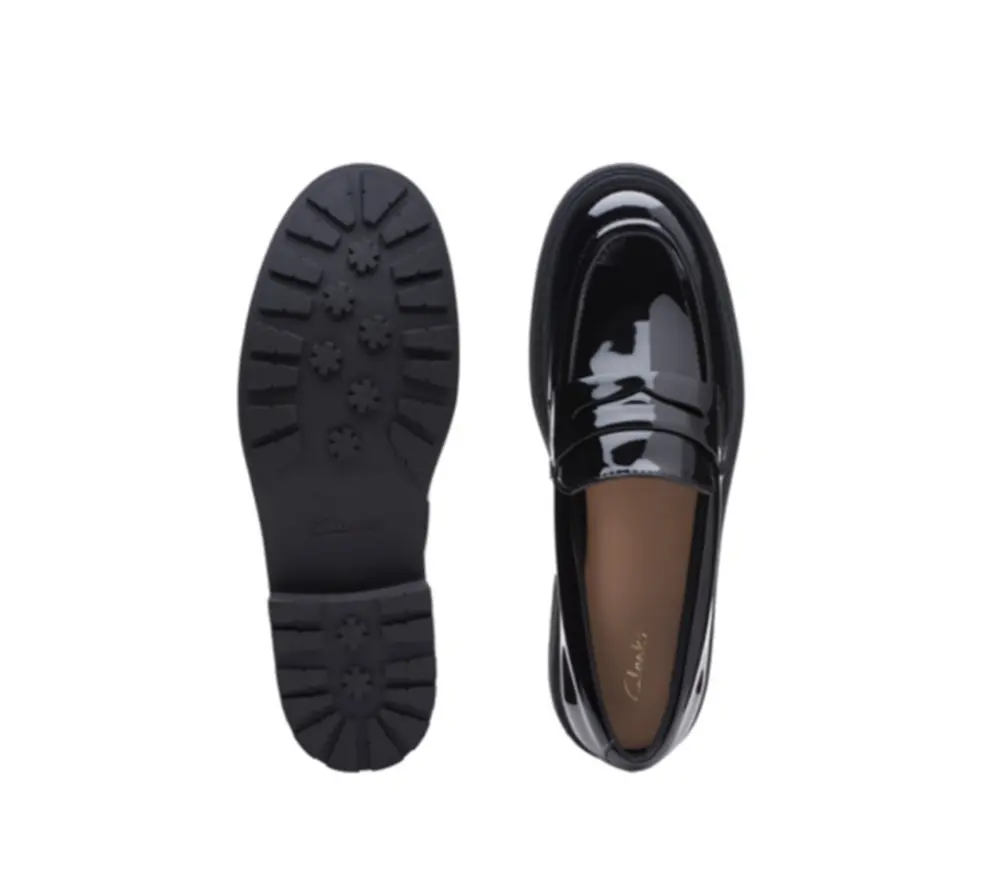 Giày Clarks Leori ‘Black’ 261747875 - Ảnh 3