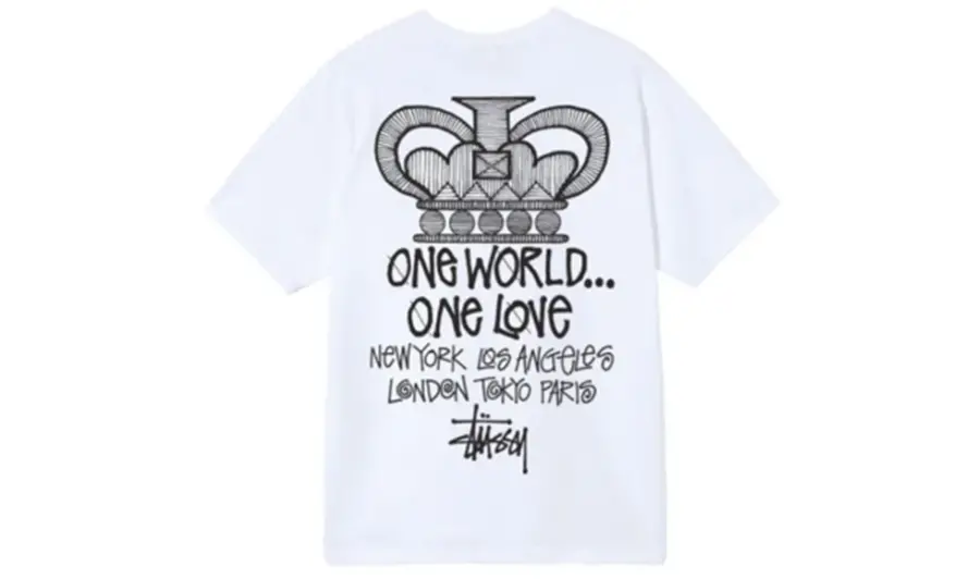 Áo Stussy One World Tee ‘White’ - Ảnh 3