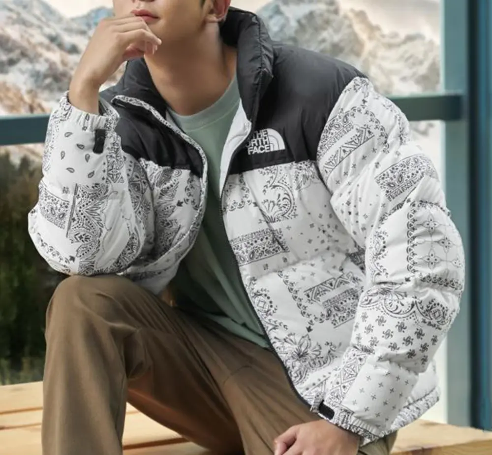 Alternative view of Áo The North Face 1996 Nuptse Zipper Stand Collar Down Jacket Winter 'White' NJ1DN76B