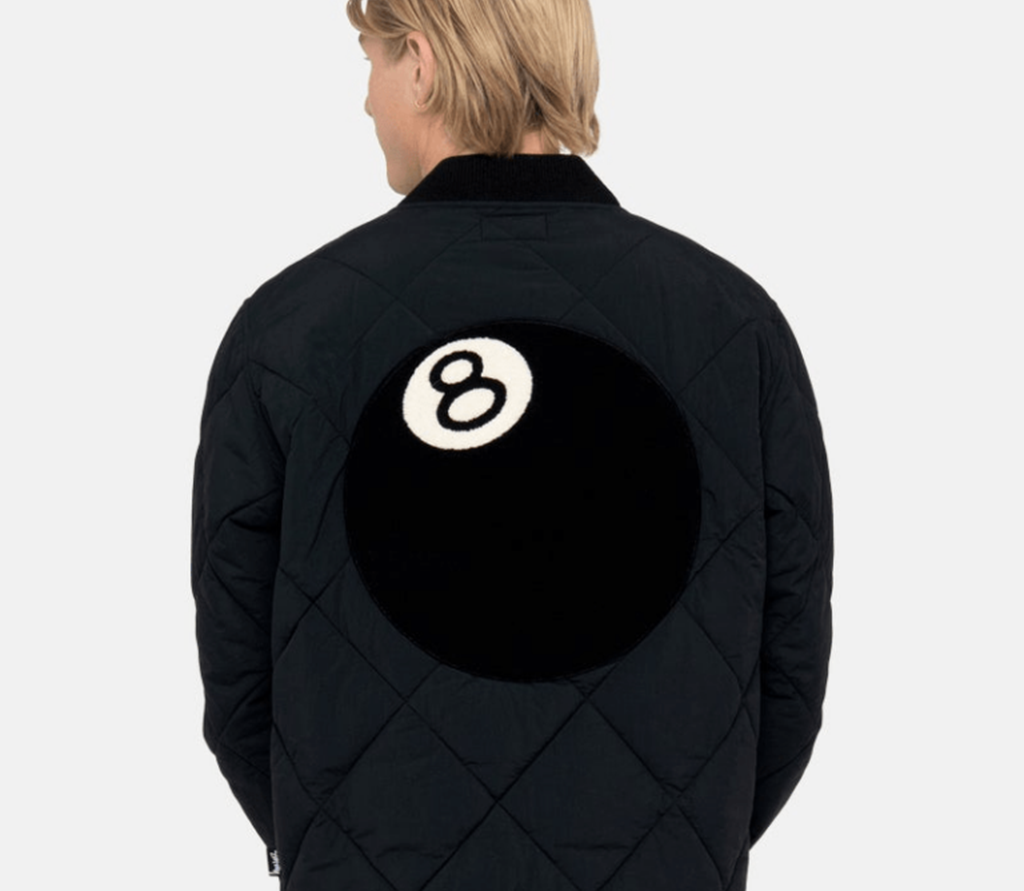 Áo Stussy 8 Ball Quilted Liner Jacket ‘Black’ - Ảnh 3