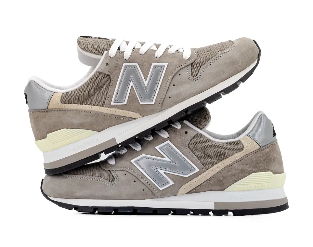 Giày New Balance 996 MiUSA Grey Silver U996GR - Ảnh 4