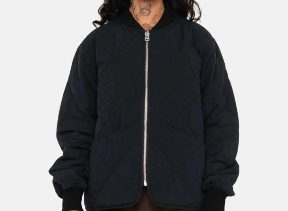 Alternative view of Áo Stussy 8 Ball Quilted Liner Jacket ‘Black’
