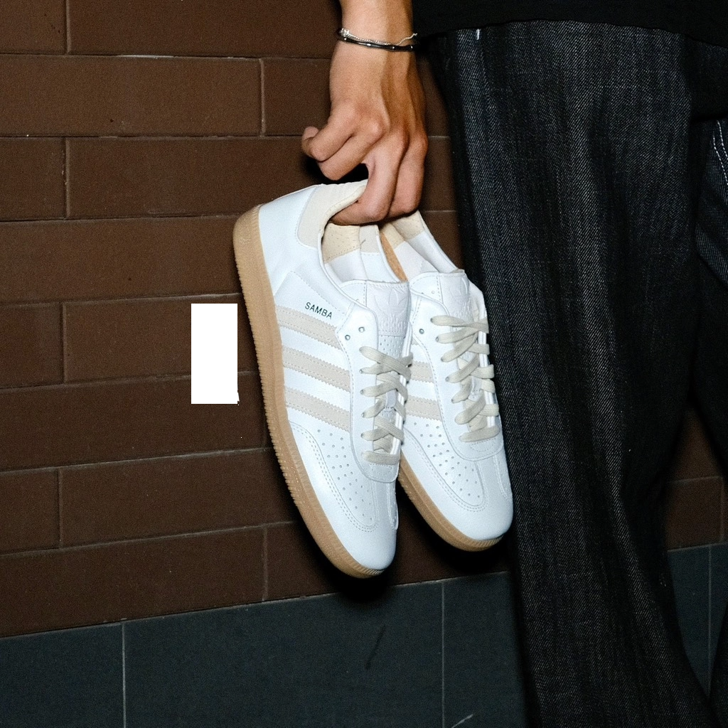 Giày Adidas Samba OG "Core White" IG1376 - Ảnh 4