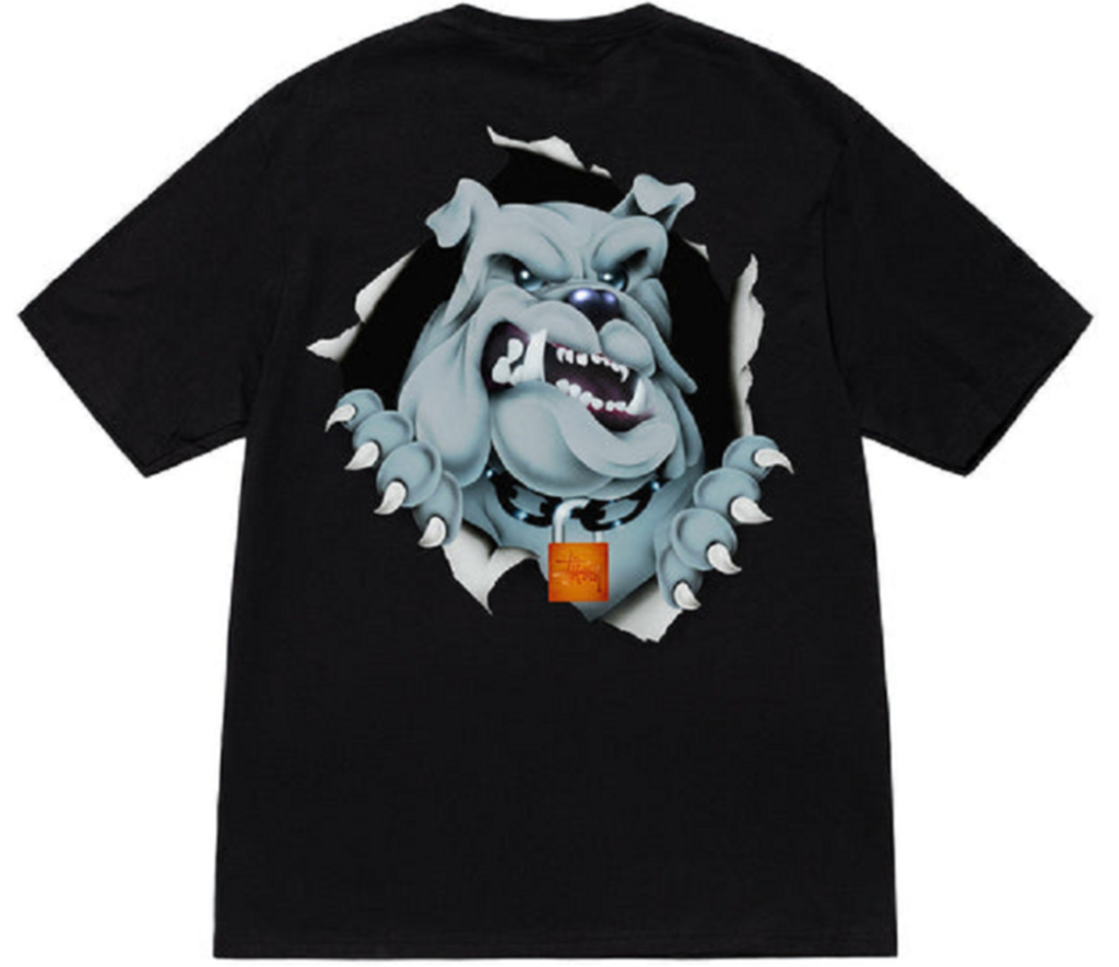 Áo Stussy Bulldog Ripper Tee ‘Black’ - Ảnh 2