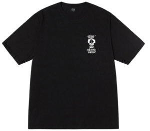 Áo Stussy x Our Legacy Work Shop Surf Skull Pigment Dyed Tee ‘Black’