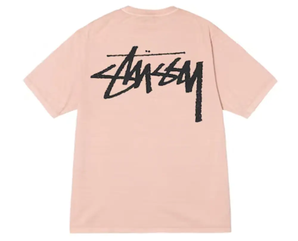 Alternative view of Áo Stussy x Our Legacy Work Shop Yin Yang Pigment Dyed Tee ‘Blush’