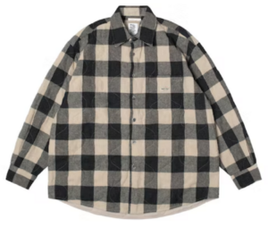 Áo Stussy x Our Legacy Work Shop Borrowed Jacket ‘Grey Beige Check’