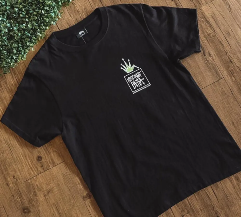 Áo Stussy Champion Sound Tee ‘Black’ - Ảnh 3