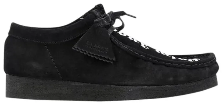 Giày Clarks x Palm Angels Suede Wallabee ‘Black’ 261-56815