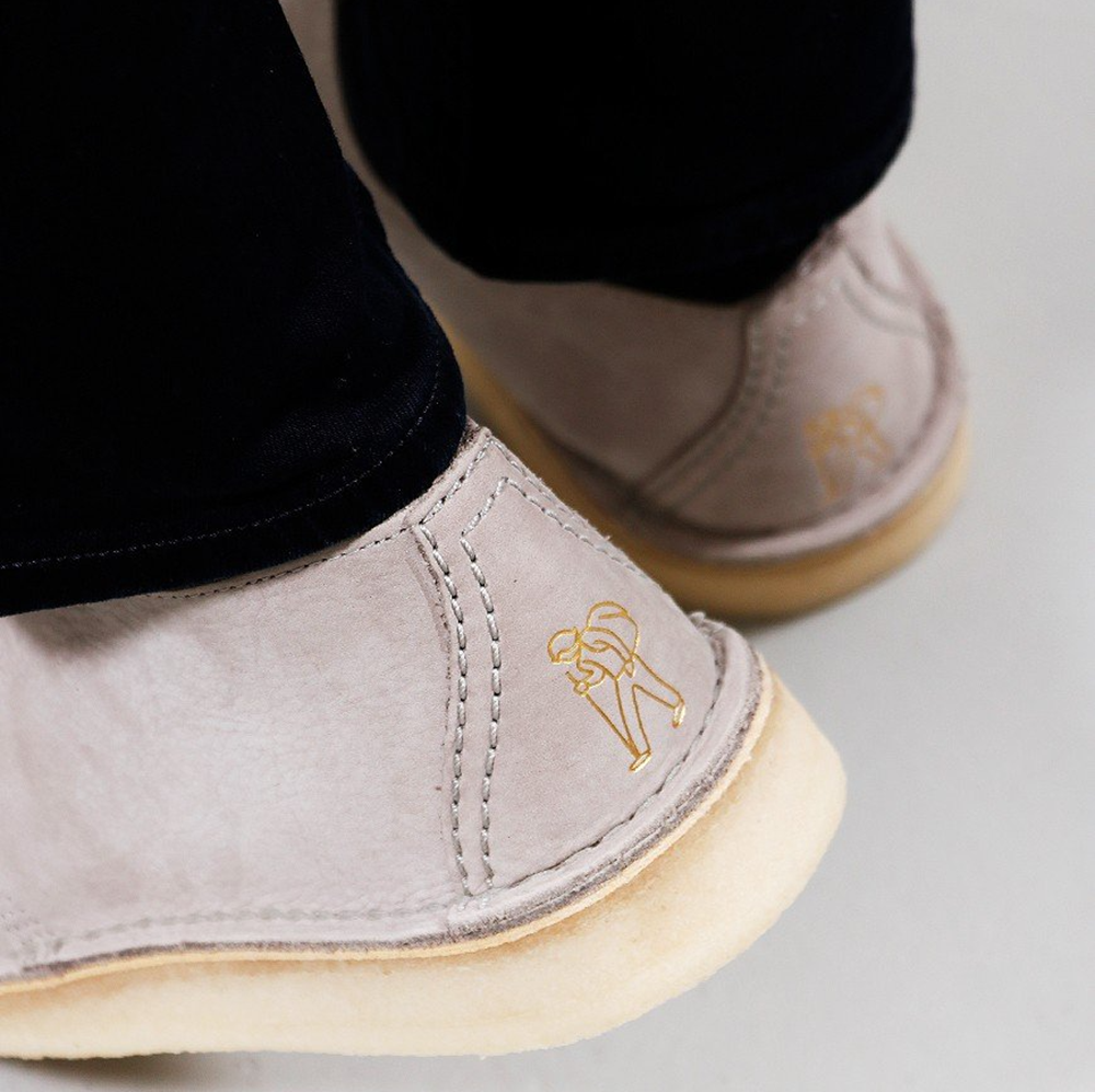 Giày Clarks Desert Trek ‘Taupe Nubuck’ 261-70131 - Ảnh 5