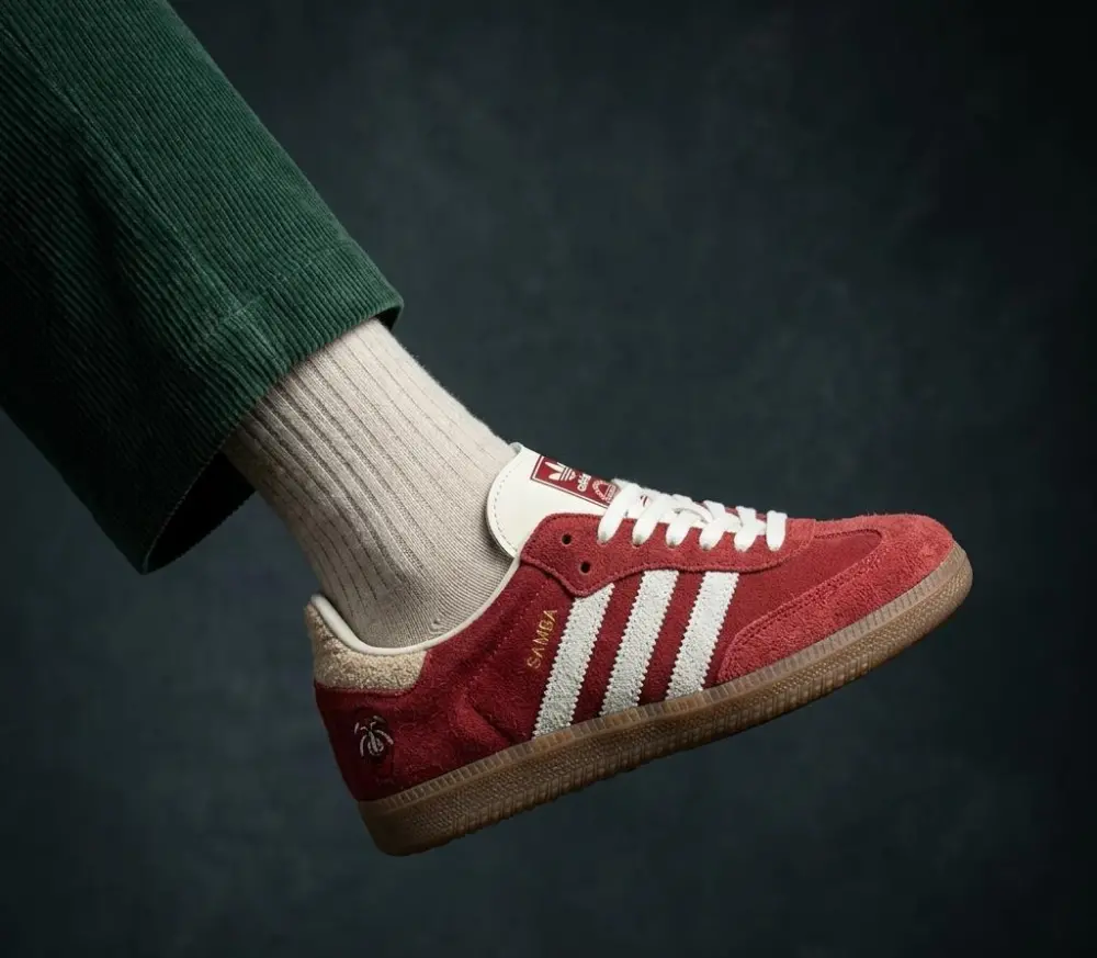Giày Adidas Samba OG 'Talchum Pack - Scarlet IG8905 - Ảnh 4