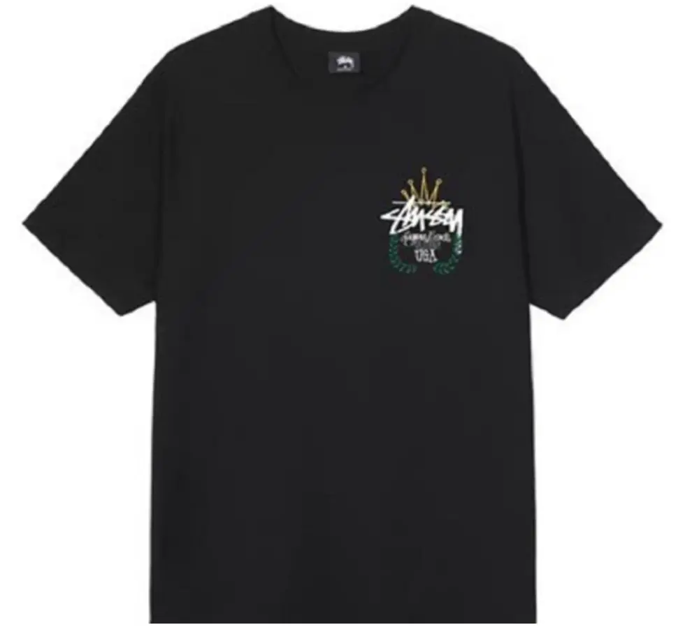 Áo Stussy LB Wreath Tee ‘Black’